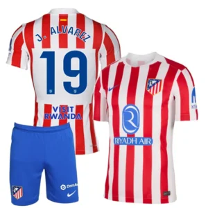Atletico Madrid 2025-26 Home Julian Alvarez, Kid Kit