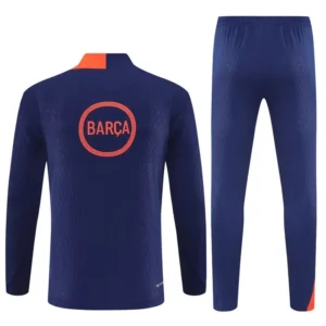 barcelona fc navy orange training suit webp