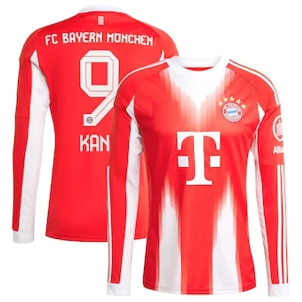 bayern münchen home jersey kane, long sleeve