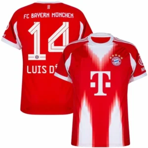 Bayern München 2025-26 Home Jersey Luis Diaz, Fan