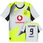 Borussia Dortmund 2025-26 Away Jersey Guirassy, Fan