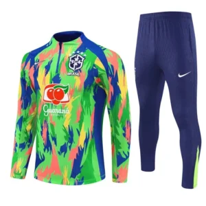 Brazil 2025-26 Green Blue Pink Yellow, Kid Training Suit