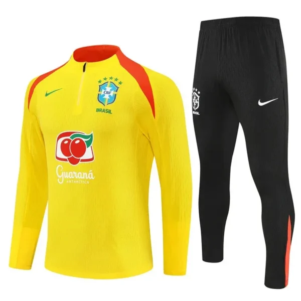 Brazil 2025-26 Yellow Red, Kid Training Suit