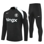 Chelsea FC 2025-26 Black White Bingx, Training Suit
