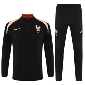 France 2025-26 Black Light Pink, Kid Training Suit