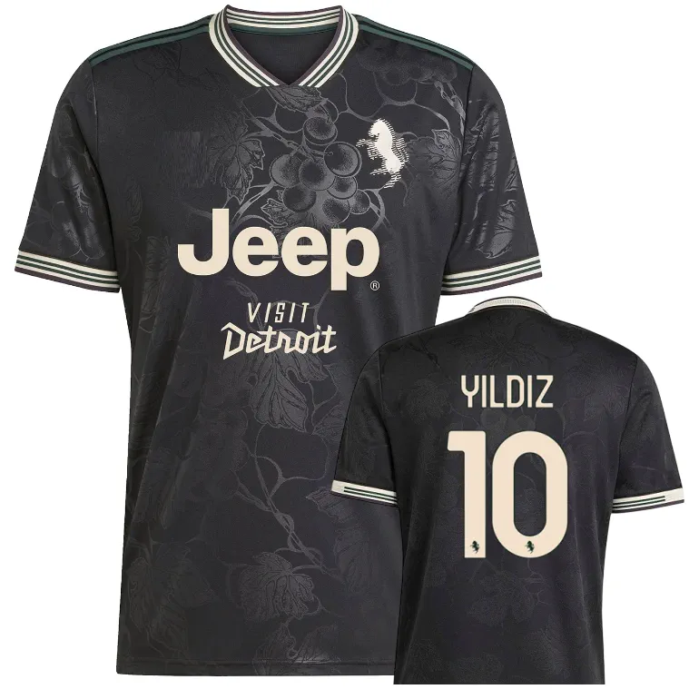 juventus fc third jersey yildiz, fan Juventus FC 2025-26 Third Jersey Yildiz, Fan
