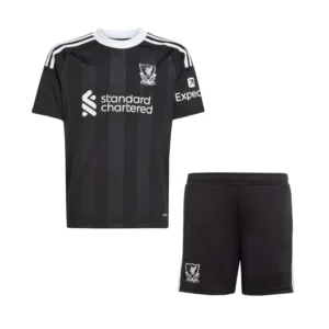 Liverpool FC 2025-26 Black Goalkeeper, Kid Kit