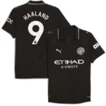 Manchester City 2025-26 Away Jersey Haaland, Game Version
