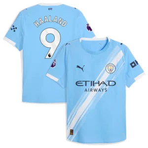 Manchester City 2025-26 Home Jersey Haaland, Fan