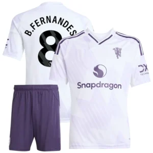 Manchester United 2025-26 Away Bruno Fernandes, Kid Kit