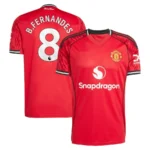 Manchester United 2025-26 Home Jersey Bruno Fernandes, Fan