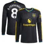 Manchester United 2025-26 Third Jersey Bruno Fernandes, Long Sleeve