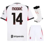 Milan AC 2025-26 Away Modric, Full Kid Kit