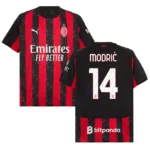 Milan AC 2025-26 Home Jersey Modric, Fan