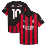 Milan AC 2025-26 Home Jersey Rafa Leao, Game Version