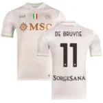 Napoli SSC 2025-26 Away Jersey De Bruyne, Fan