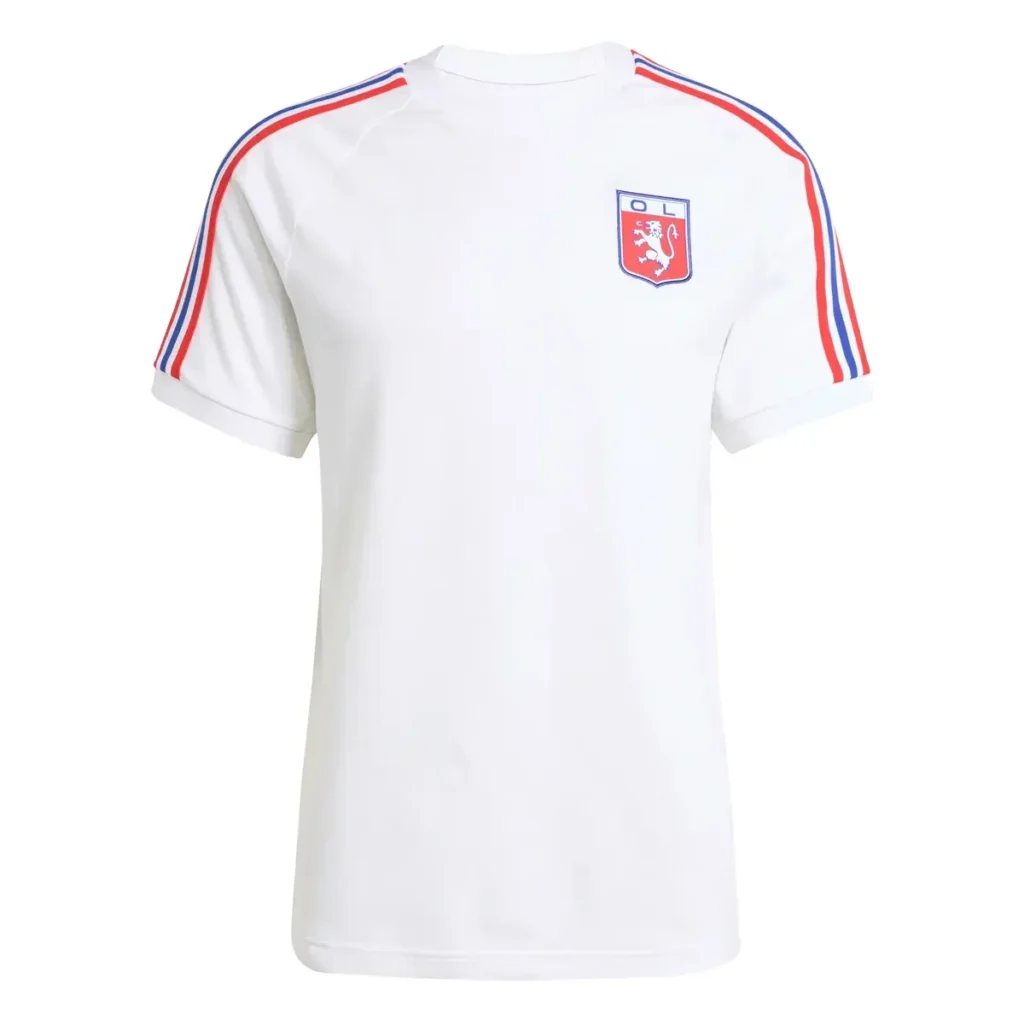 olympique lyon white th anniversary jersey special edition webp