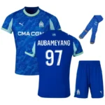 Olympique Marseille 2025-26 Third Aubameyang, Full Kid Kit