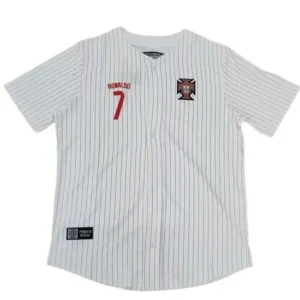 Portugal 2025 White Jersey, US Style