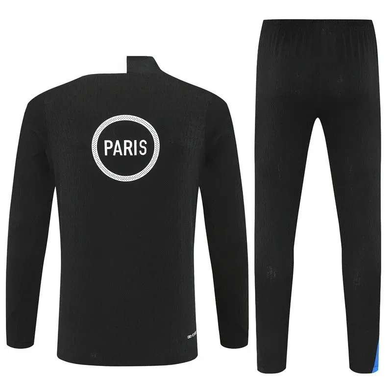 PSG 2025-26 Black White Red Nike, Kid Training Suit