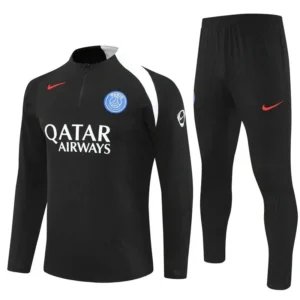 PSG 2025-26 Black White Red Nike, Training Suit