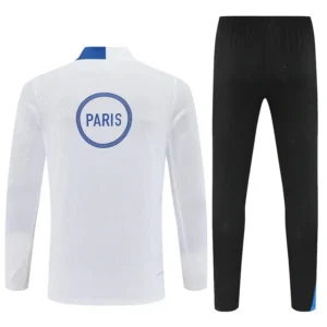 PSG 2025-26 White Black Blue Nike, Kid Training Suit