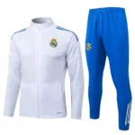 Real Madrid 2025-26 White Blue, Kid Tracksuit