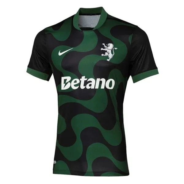 sporting lisboa third black jersey fan webp