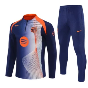 Barcelona FC 2025-26 Navy Orange White, Training Suit