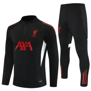 Liverpool FC 2025-26 Black Red, Kid Training Suit