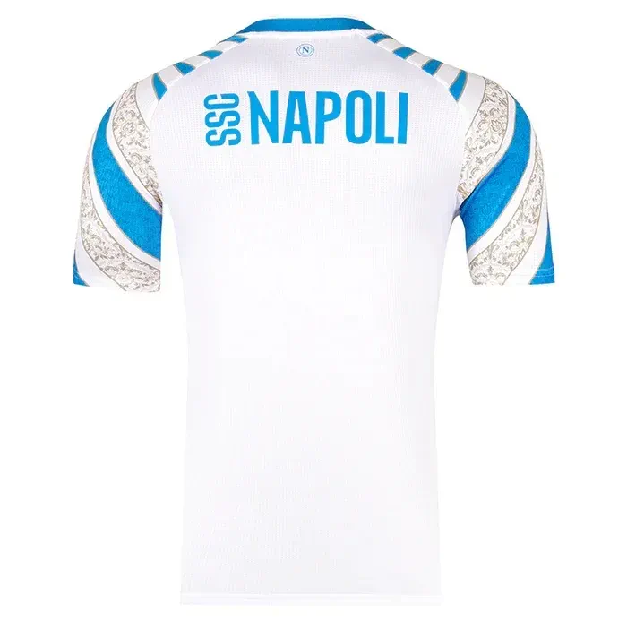 Napoli SSC 2025-26 White Light Blue Jersey, Special Edition