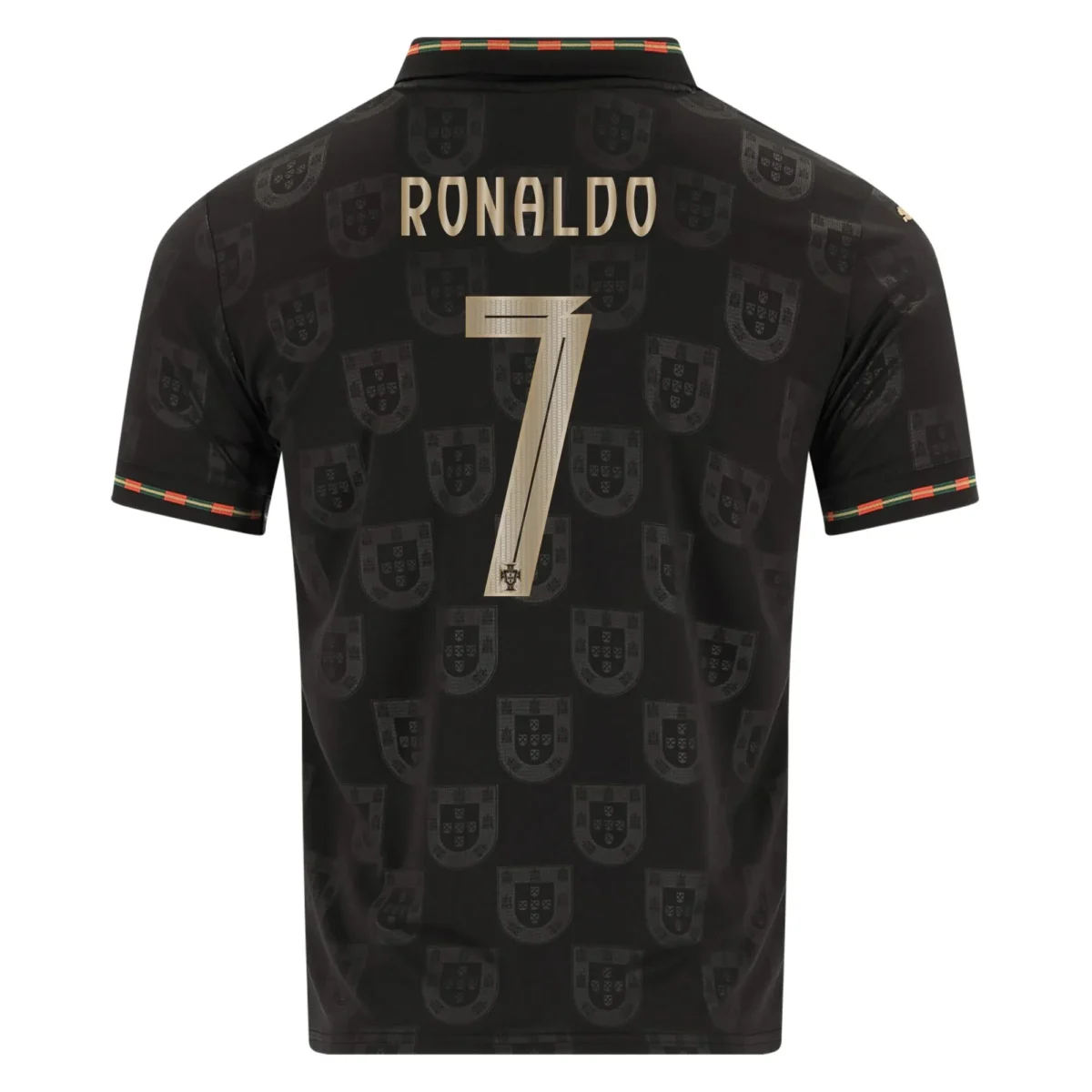 portugal 2026 black gold pantera negra eusebio - cr7 jersey, special edition