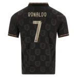 portugal 2026 black gold pantera negra eusebio - cr7 jersey, special edition