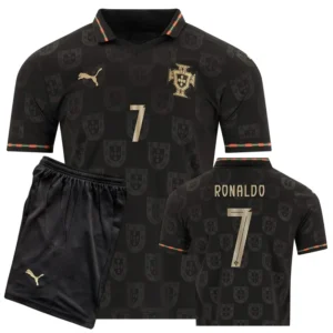 Portugal 2026 Black Gold Pantera Negra Eusebio - CR7, Special Kid Kit
