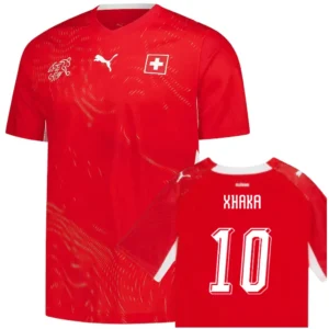 SportsWear Shop in Europe 63 Switzerland 2026 Home Xhaka Jersey, Fan