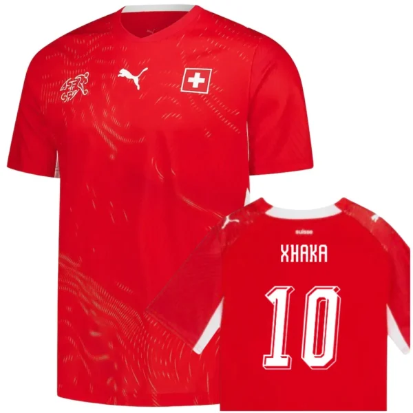 Switzerland 2026 Home Xhaka Jersey, Fan