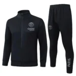 PSG 2025-26 Black Silver Jordan, Kid Tracksuit