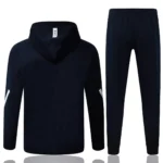 Real Madrid 2025-26 Black White, Hoodie Tracksuit