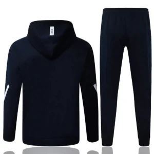 Real Madrid 2025-26 Black White, Hoodie Tracksuit