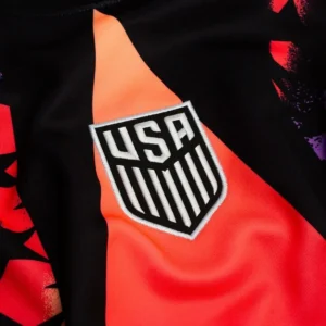 usa orange black goalkeeper long sleeve jersey