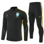 Brazil 2026 Black Yellow Pink, Kid Training Suit