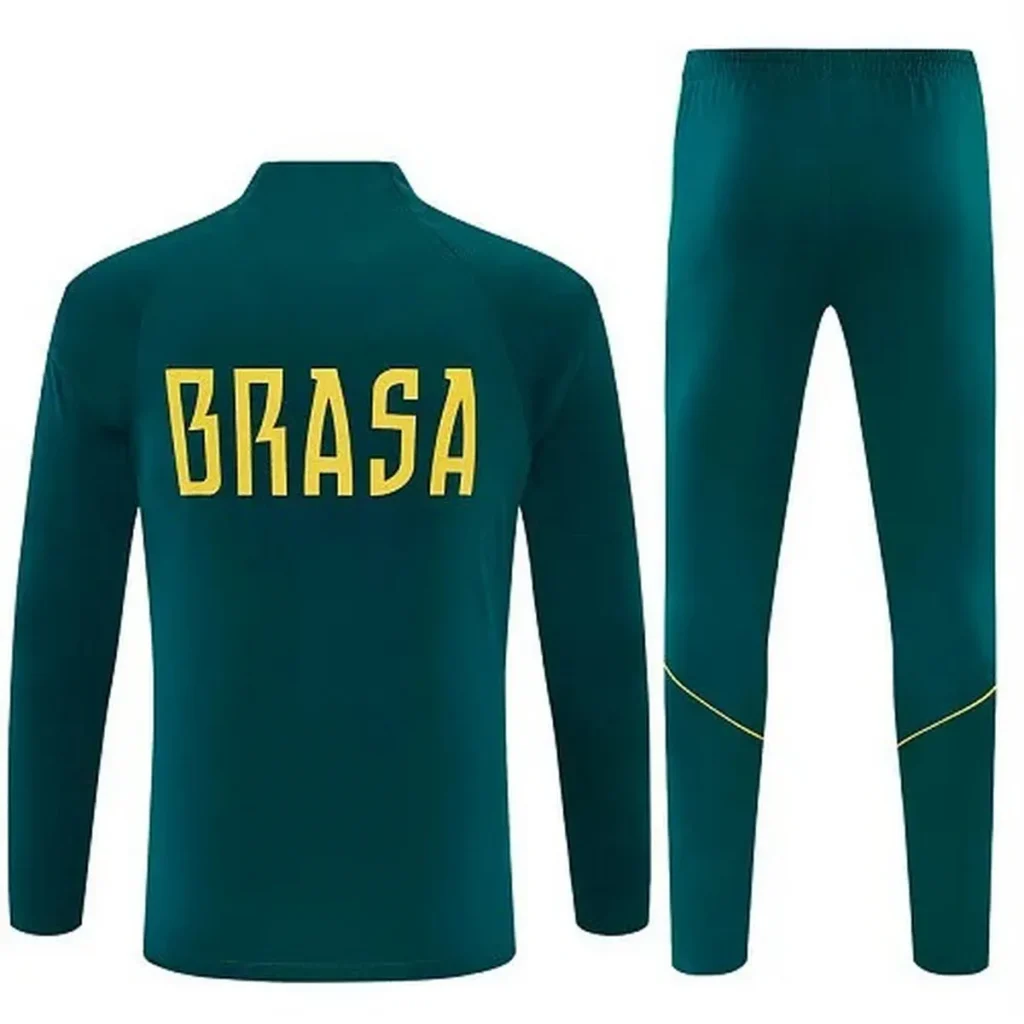 Brazil 2026 Green Yellow Nike, Training Suit