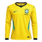 Brazil 2026 Home Jersey, Long Sleeve
