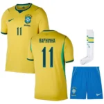 Brazil 2026 Home Raphinha, Full Kid Kit