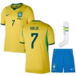 Brazil 2026 Home Vinicius Jr, Full Kid Kit