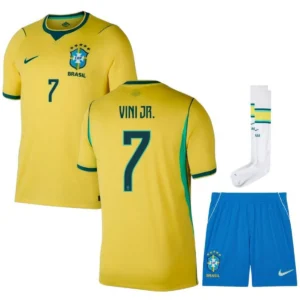 Brazil 2026 Home Vinicius Jr, Full Kid Kit