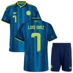 Colombia 2026 Away Luis Diaz, Kid Kit