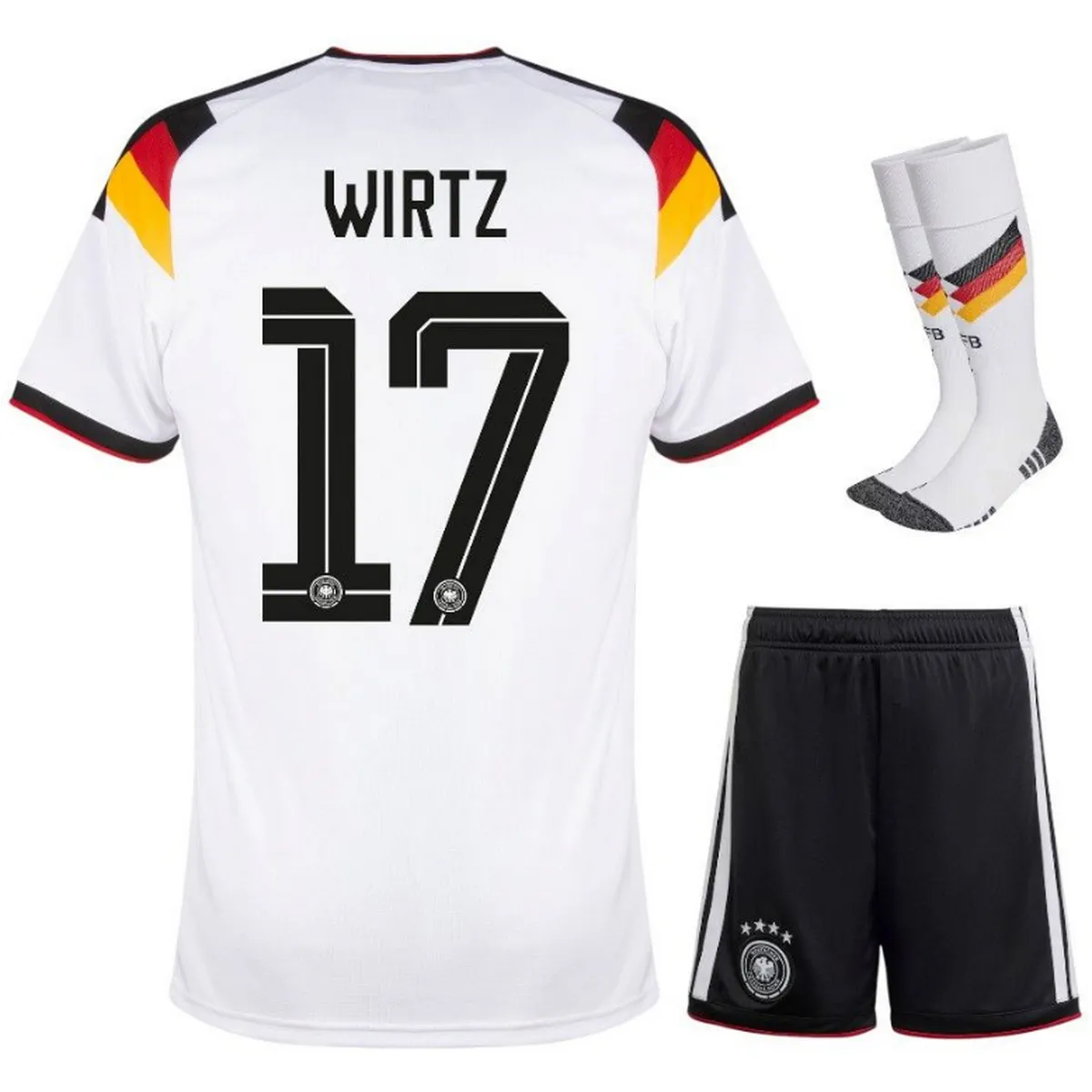 germany 2026 home wirtz, full kid kit 100 Germany 2026 Home Wirtz, Full Kid Kit