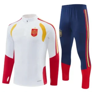Spain 2026 White Blue Red Yellow, Kid Training Suit