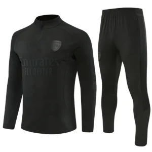 arsenal fc black, kid training suit